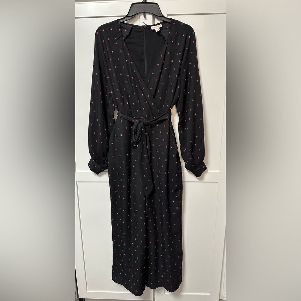 Maison Jules Black Ladybug Jumpsuit GUC